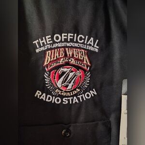 NWT Bike Week 2015 Daytona Black Men's Shirt Size XL